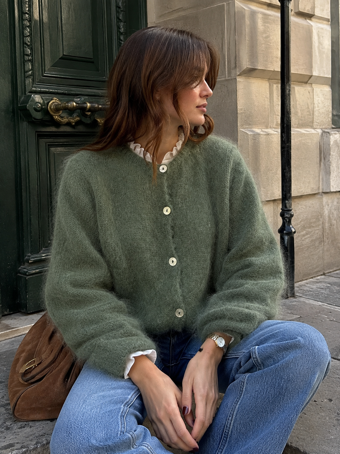 Gilet AURORA - Fluffy mohair