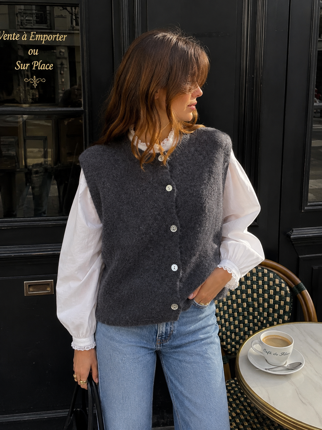 Gilet LIVYA - Superfine Alpaga
