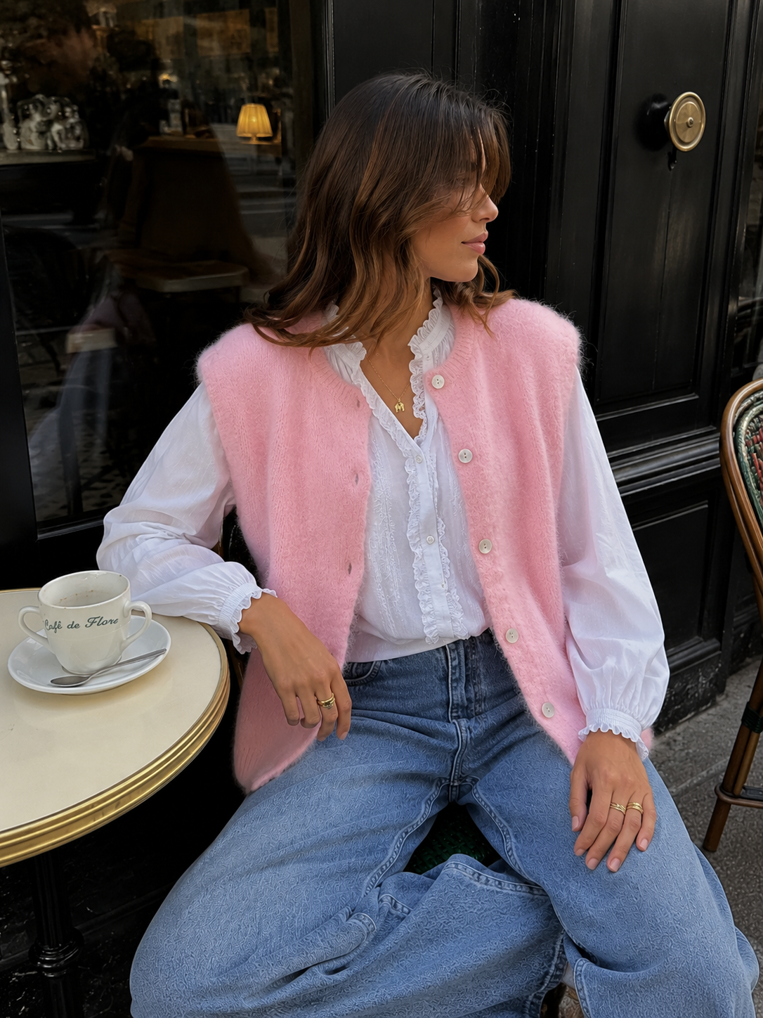 Gilet LIVYA - Superfine Alpaga